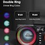 Karaoke Machine, Portable Bluetooth Speaker with UHF Wireless Microphone and Bass/Treble Adjustment, PA System Support TWS, AUX-in, FM,REC Image 6