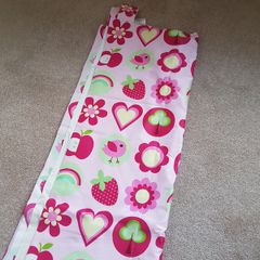 Next Lined Pink Girls Rainbow Days curtains