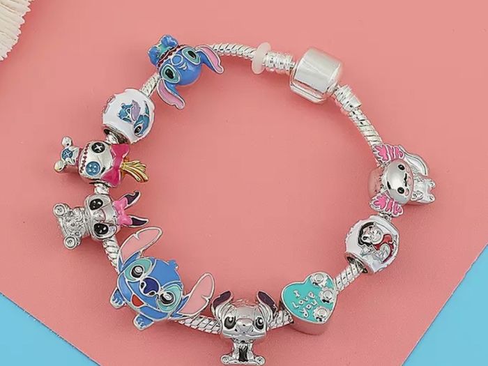 Lili &Stitch bracelet with charms