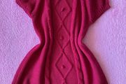 Brand new with tag Girls Burgundy Knitted Dress / Tunics