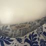Vintage-Style LC Waikiki Asymmetrical Blue Botanical Ruffle Blouse Image 2