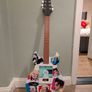 Guitar Shaped CD Player Elvis & Marilyn Design Working Image 6