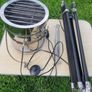 The Nautical is a large floor lamp with a tripod Image 7