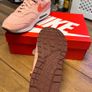 Men's Pink Nike Air Max 1 PRM Premium Corduroy Trainers Coral Stardust / Bright Coral Image 4