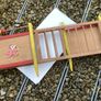 Vintage Dolls Wooden Cot. Image 5