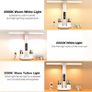 FREE P&P LED USB Charging Touch Control Table Lamps 3 Colors 5 Brightness Eye-Caring Reading Light Bedside Phone Holder 3 in 1 LCD Calendar Temperature Alarm Image 4
