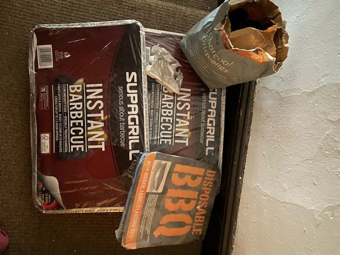 3 disposable barbecue