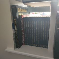encyclopedia and Britannica atlas