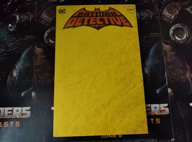 Detective Comics ! Issue #1027 ! Frankie's Comics & Golden Apple Comics Exclusive Yellow Blank Variant Cover ! Limited to 1027 Copies ! 1st Appearance of Christopher Nakano, Future Mayor ! 2020 ! by DC Comics !