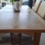 Solid Oak Extendable Dining Table & 6 Chairs Image 2