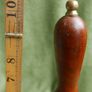 Vintage Solid Brass School Bell: Loud Ringing, Wood Handle, 10 Inch Image 7