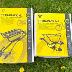 Front and rear racks for full suspension MTB