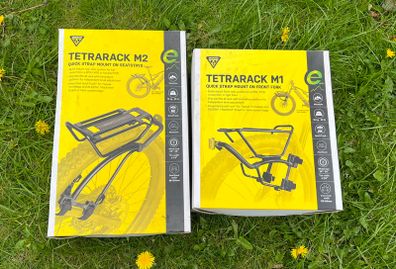 Front and rear racks for full suspension MTB