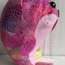 BANANAS Fish Soft Plush Toy - Pink & Purple, approx 28 cm Image 2
