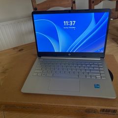 HP 14" Silver Laptop i3-1115G4