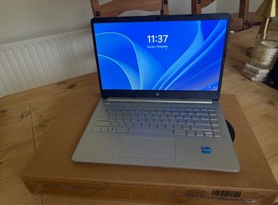 HP 14" Silver Laptop i3-1115G4