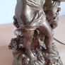Vintage French Baroque Style Table Lamp Needs Repair Image 2