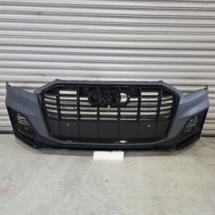 Complete Front Bumper for Audi Q7 SQ7 S Line 2020-2024 BLACK EDITION