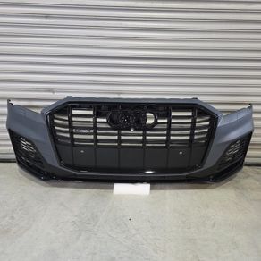 Complete Front Bumper for Audi Q7 SQ7 S Line 2020-2024 BLACK EDITION