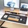 Leather Desk Pad Protector,Mouse Mat,Office Desk Mat,Non-Slip PU Leather Desk Blotter,Laptop Desk Pad,Waterproof Desk Writing Pad for Office and Home Image 7