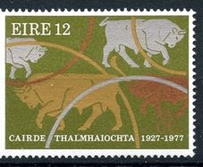 Ireland 1977- Scott #420-422 - 50th. Anniversary of The Electricity Supply Board; The Agricultural Credit Corporation & Greyhound Track Racing