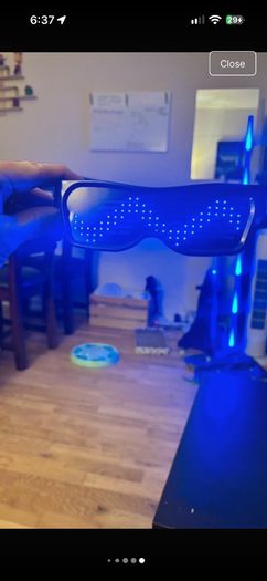 Funky LED glasses