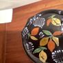 Vintage French Cheese server, plate, bone knife Image 2