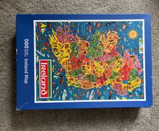 Ireland Map 500 large pieces
