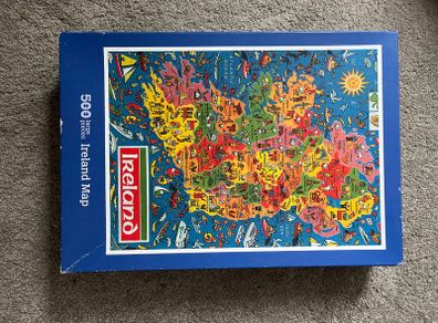Ireland Map 500 large pieces