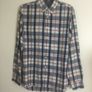 Tommy Hilfiger Mens blue Check long sleeve cotton shirt L 44in Chest Image 2