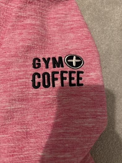 Gym and Coffee hoodie size S.