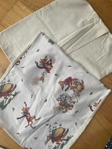 Roald Dahl book cushion cover Fantastic Mr Fox