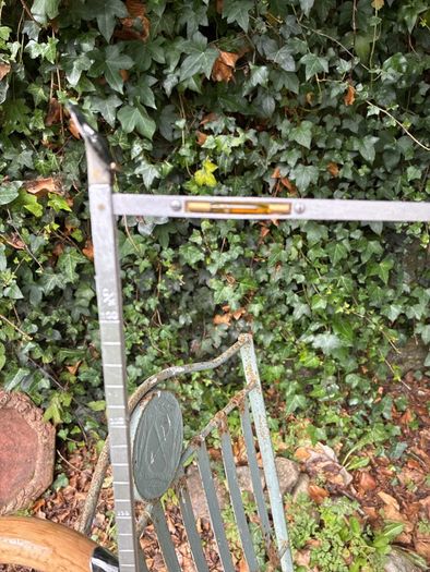 Bamboo horse measuring walking stick