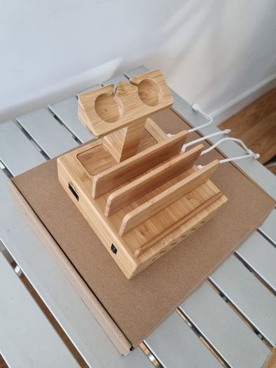 Bamboo Charging Station