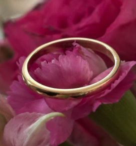18kt Vintage Yellow Gold Band