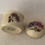 Vintage Kerry Ironstone Hydrangea Sugar Bowl 1970s Image 3