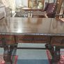 Spanish Colonial Carved Desk Image 3