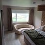 cream leather sofa Image 8