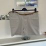 Ladies Beige Shorts with Brown Belt from Dunnes Stores Image 4