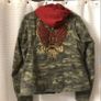 Harley Davidson Ladies Camo Bomber Jacket Image 2