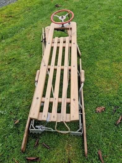 Wooden sled