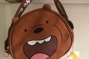 Miniso We Bare Bears shoulder bag brown