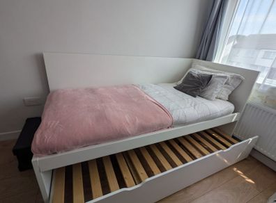 Single Bedframe, IKEA , FLAXA (plus extra pull out single frame)