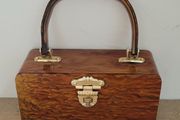Vintage 60s lucite handbag