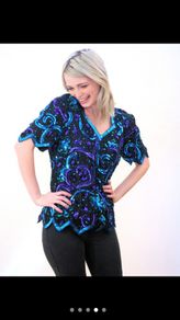 Beaded vintage top