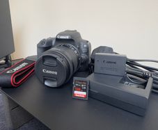 CANON 200D & Extras + New Camera Backpack