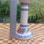 Beautiful Nicholas Mosse Tall Candlestick in the Popular but Discontinued Kilfane Rose Pattern, Circa 1996-2004, Number One of Two Available Image 9