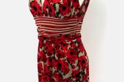 dress and large matching silk scarf