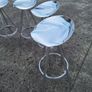 Four retro metal stools Image 4