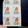 Ireland 2001 Stamp booklet.E x10 Values,Airmail,Europe..Robin.Self-Adhesive. Image 3
